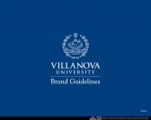 Villanova University brand guidelines