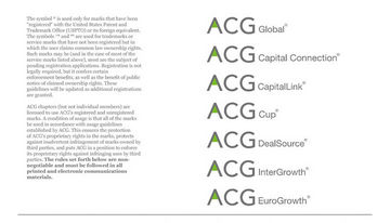ACG visual identity standards
