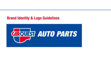 Car Quest Auto Parts brand identity and logo guidelines