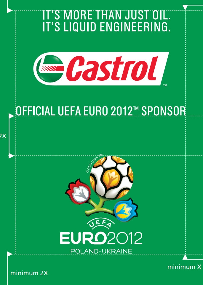 UEFA Euro 2012 and Castrol branding guidelines