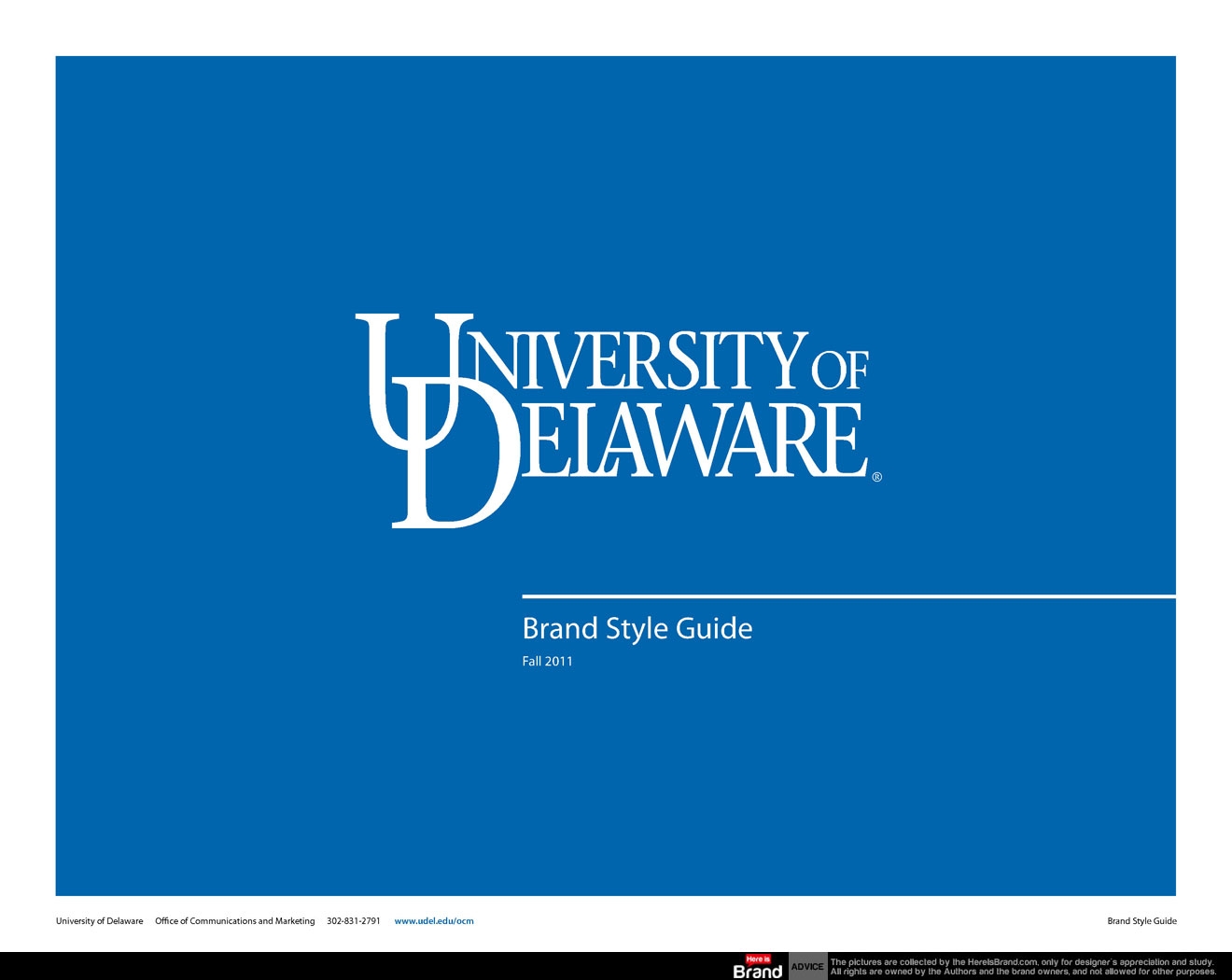 University of Delaware brand style guide