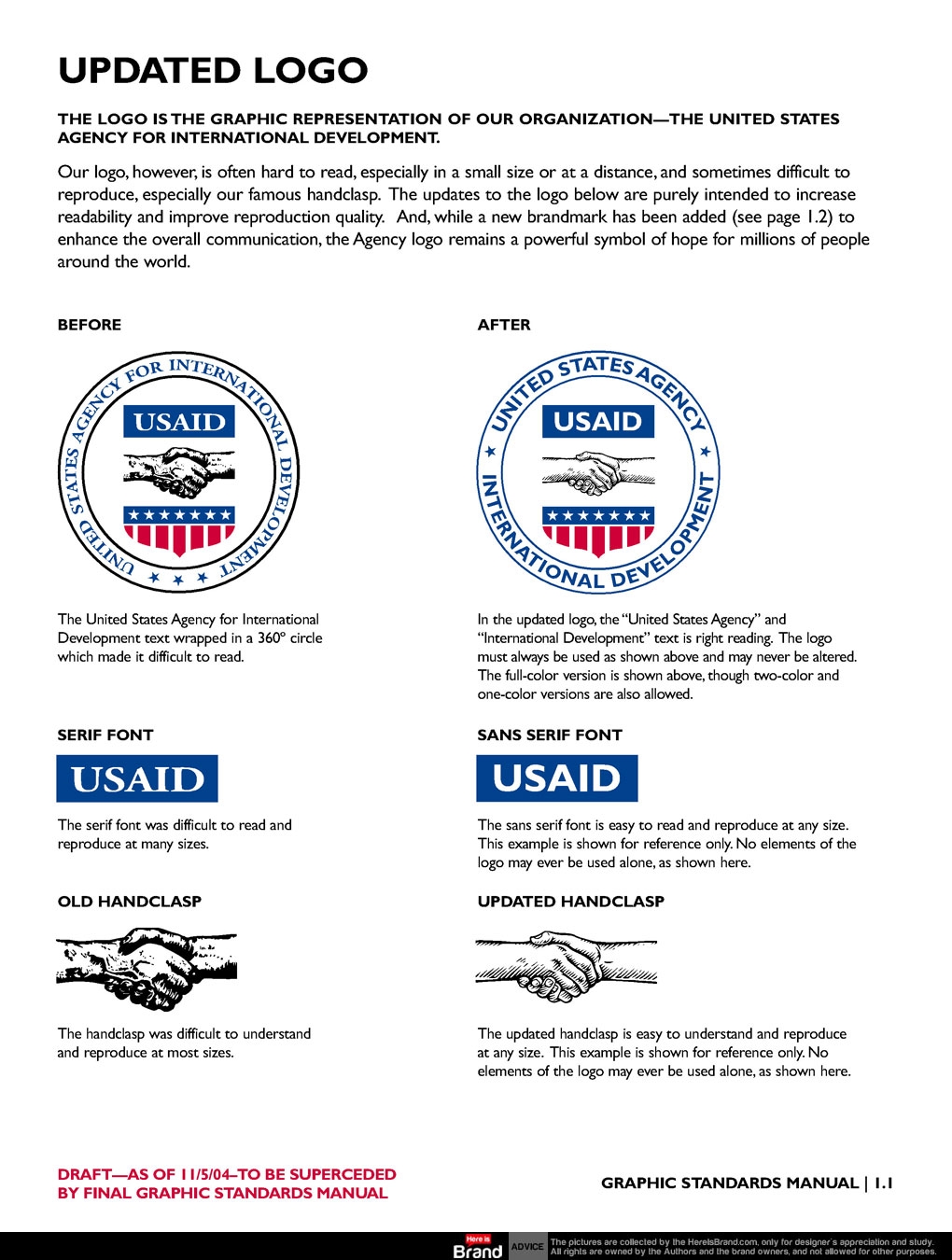 USAID US Agency for International Development interim graphic standards