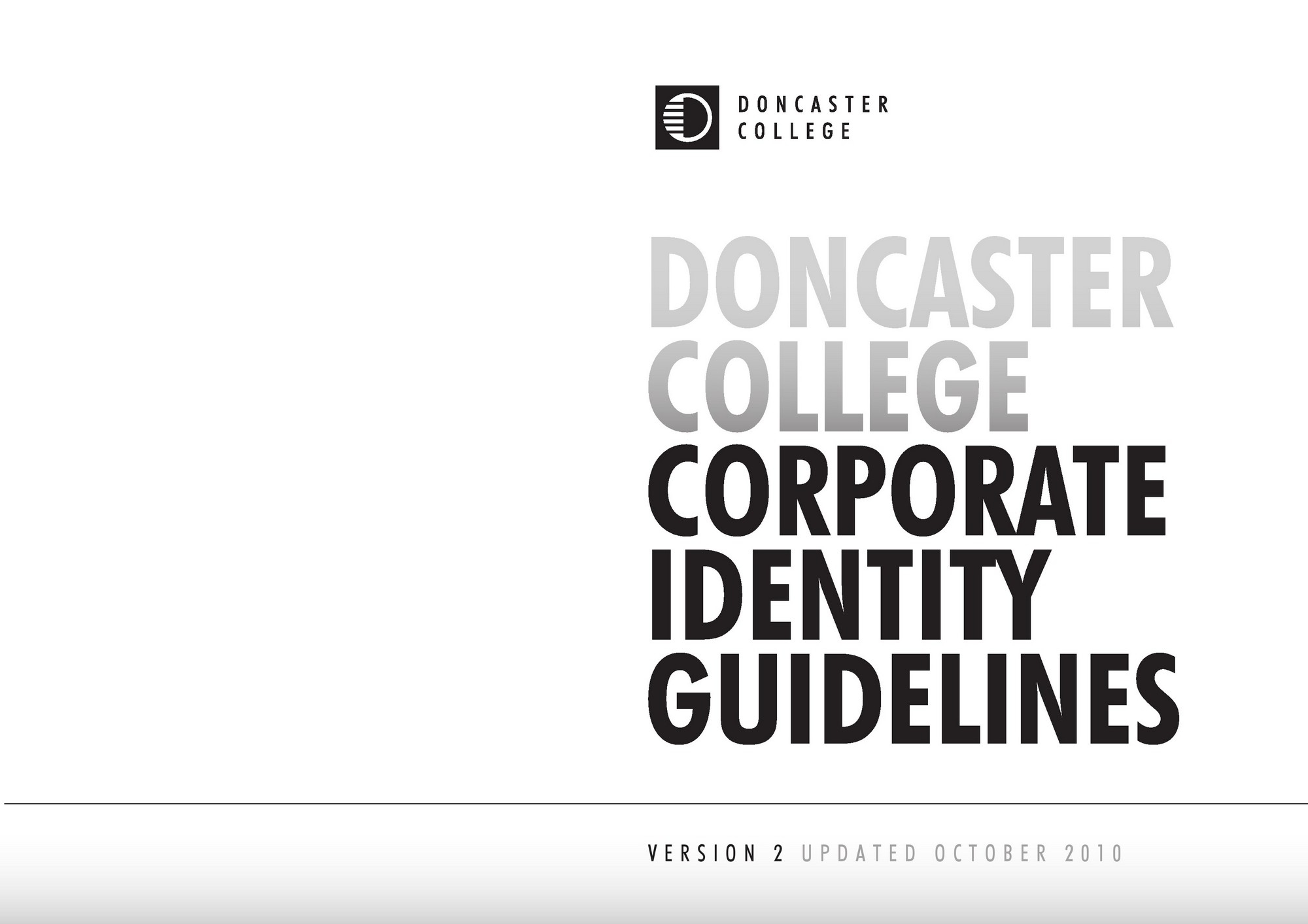 Doncaster College Corporate Identity Guidelines